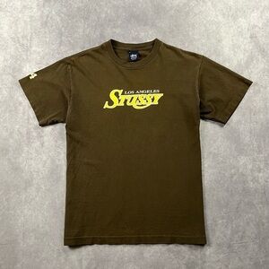 Vintage Stussy Lakers parody tee 90s M Szechuan